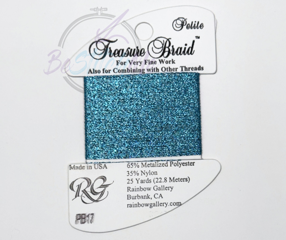 PB17 Winter Blue Petite Treasure Braid by Rainbow Gallery