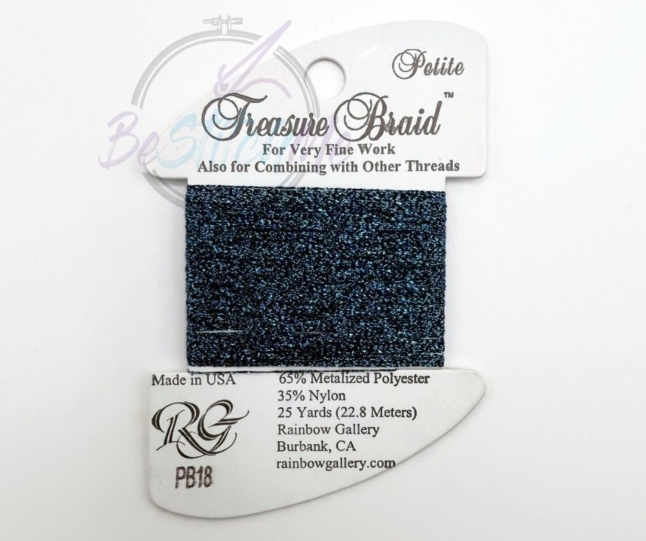PB18 Midnight Blue Petite Treasure Braid by Rainbow Gallery