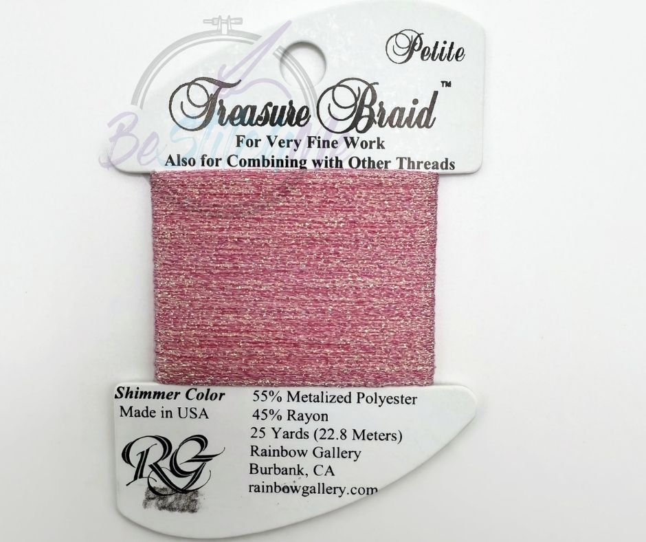 PB206 Pink Shimmer Treasure Braid Petite