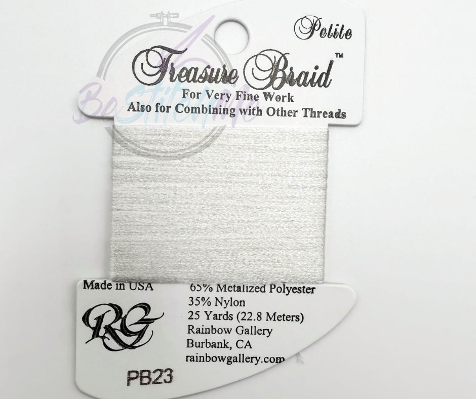 PB23 Snow Petite Treasure Braid by Rainbow Gallery