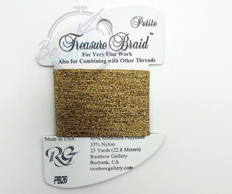 PB26 Aztec Gold Petite Treasure Braid by Rainbow Gallery