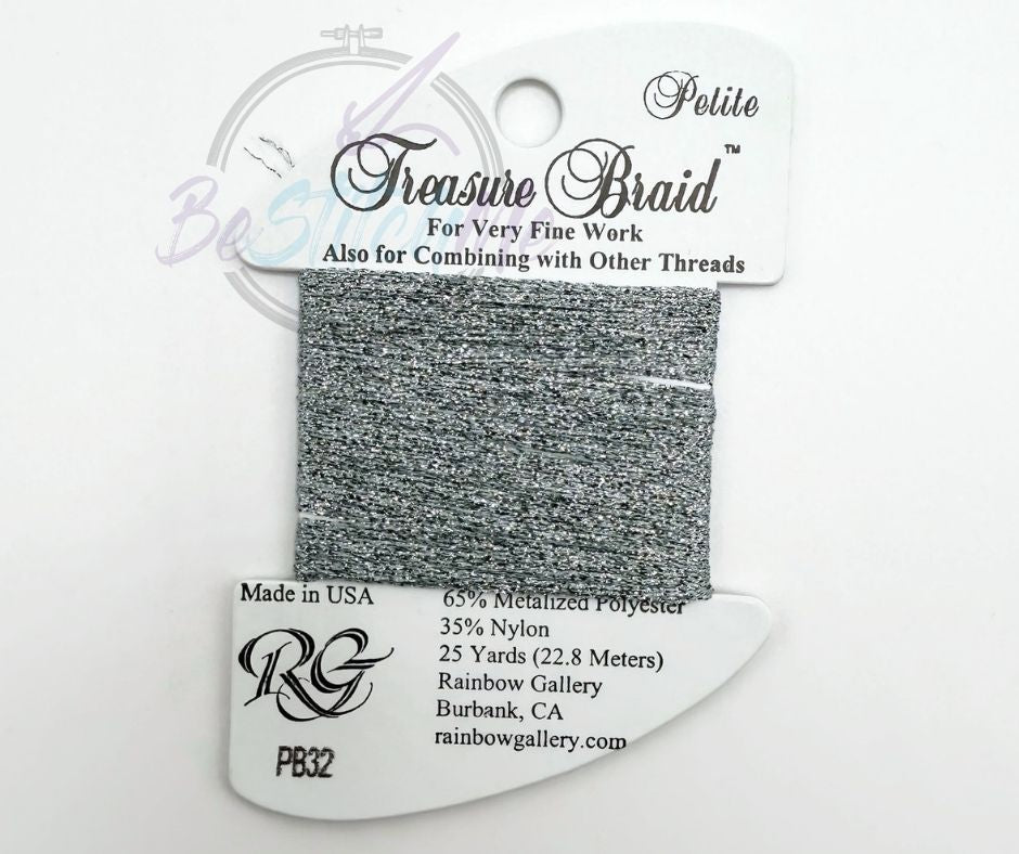 PB32 Pewter Treasure Braid Petite