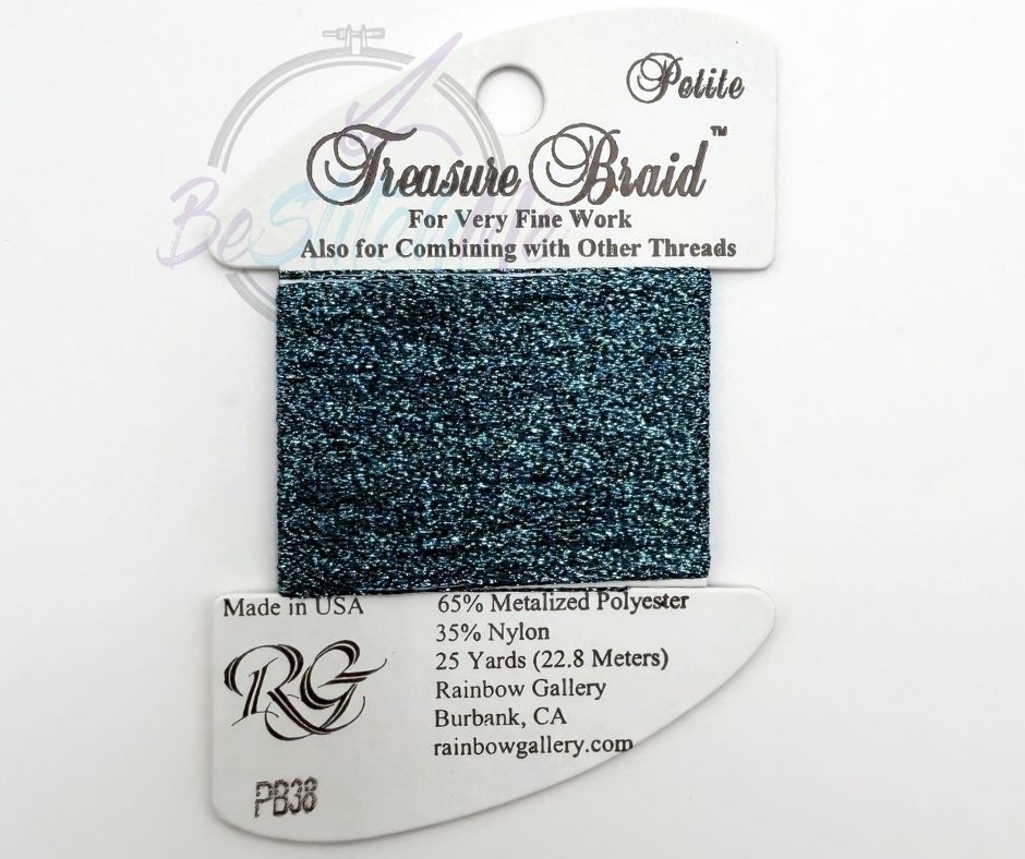 PB38 Azure Blue Treasure Braid Petite