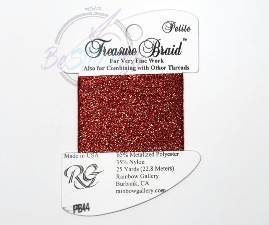 PB44 Autumn Red Treasure Braid Petite