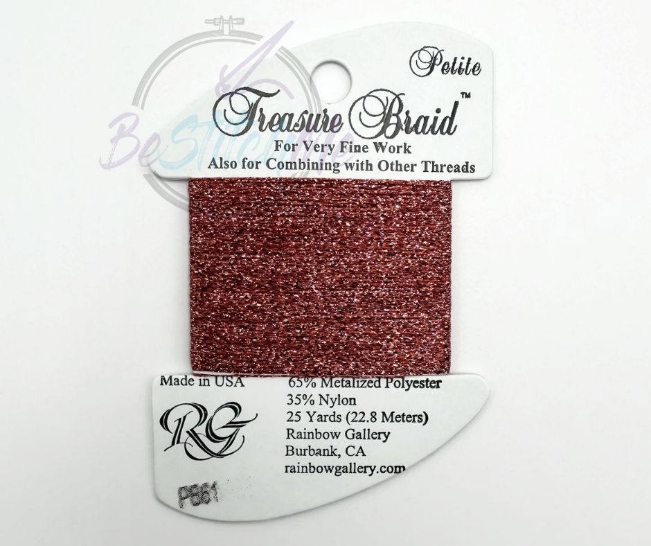 PB61 Dark Peony Treasure Braid Petite