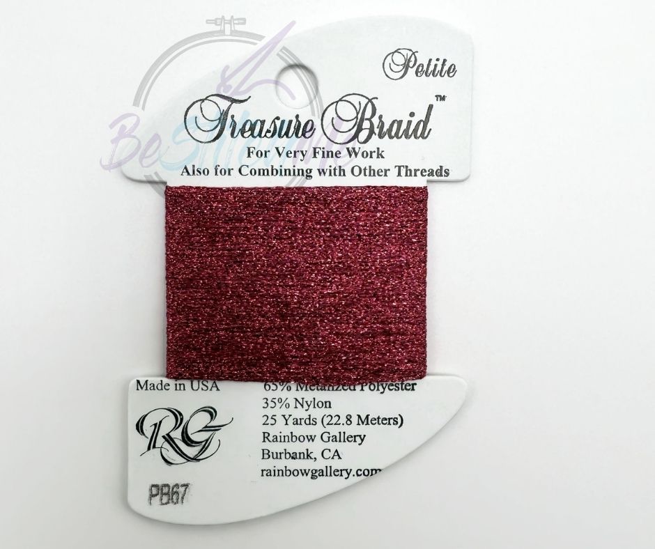 PB67 Raspberry Treasure Braid Petite