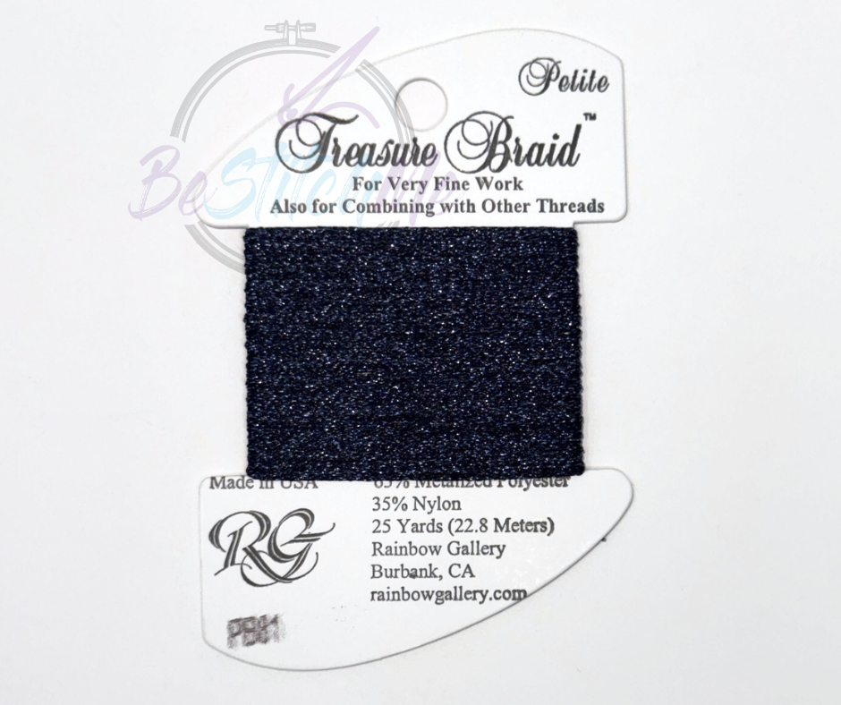 PB81  Black Iris Treasure Braid Petite