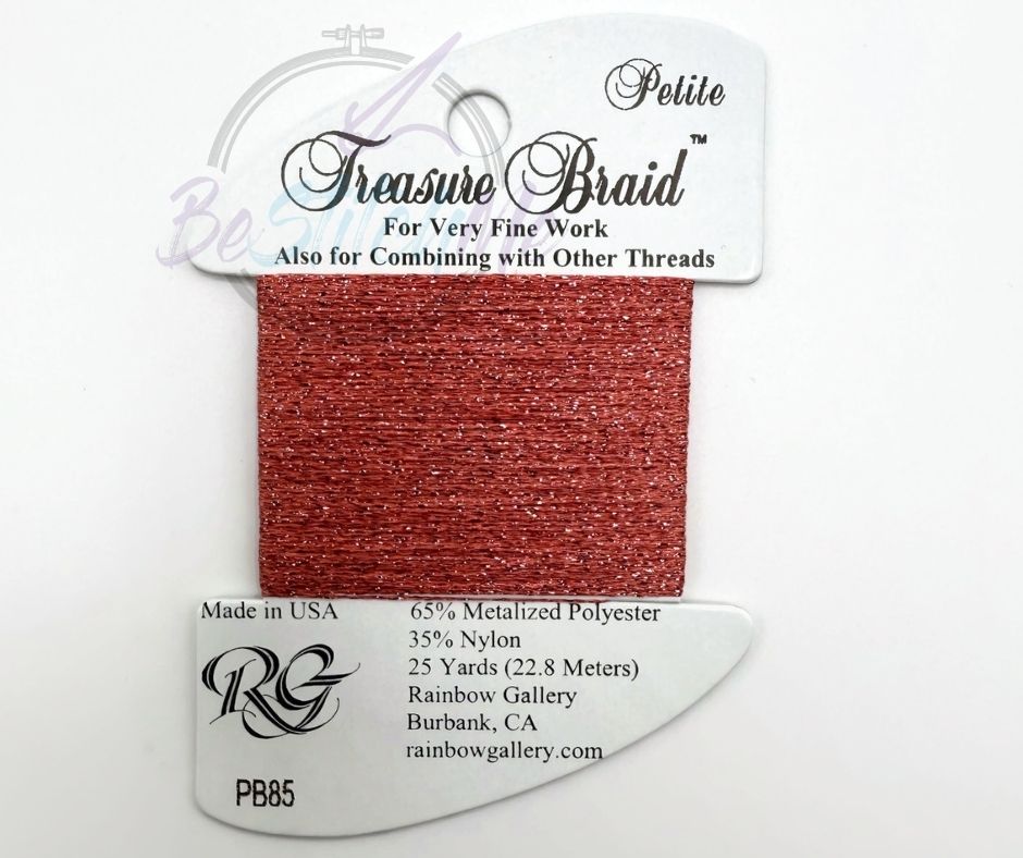 PB85 Living Coral Rainbow Gallery Petite Treasure Braid