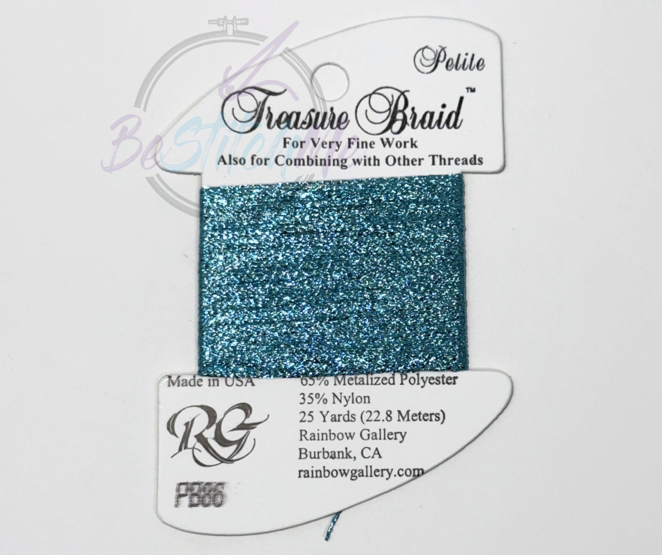 PB86 Scuba Blue Rainbow Gallery Petite Treasure Braid