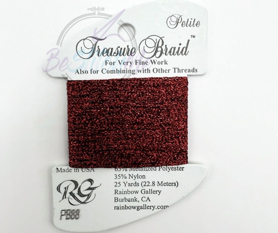 PB88 Madeira Red Rainbow Gallery Petite Treasure Braid