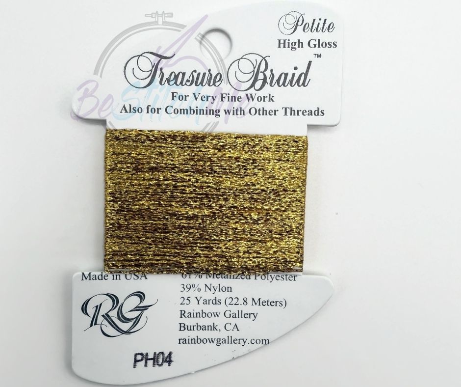 PH04 Bright Gold Treasure Braid Petite