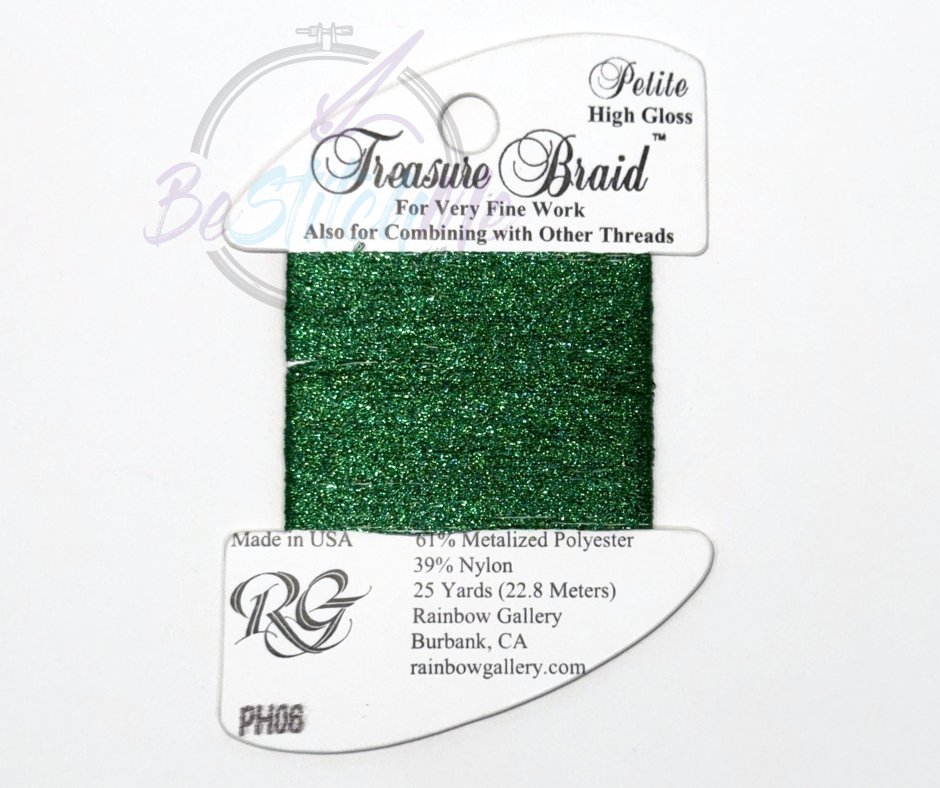 PH06 Christmas Green Treasure Braid Petite