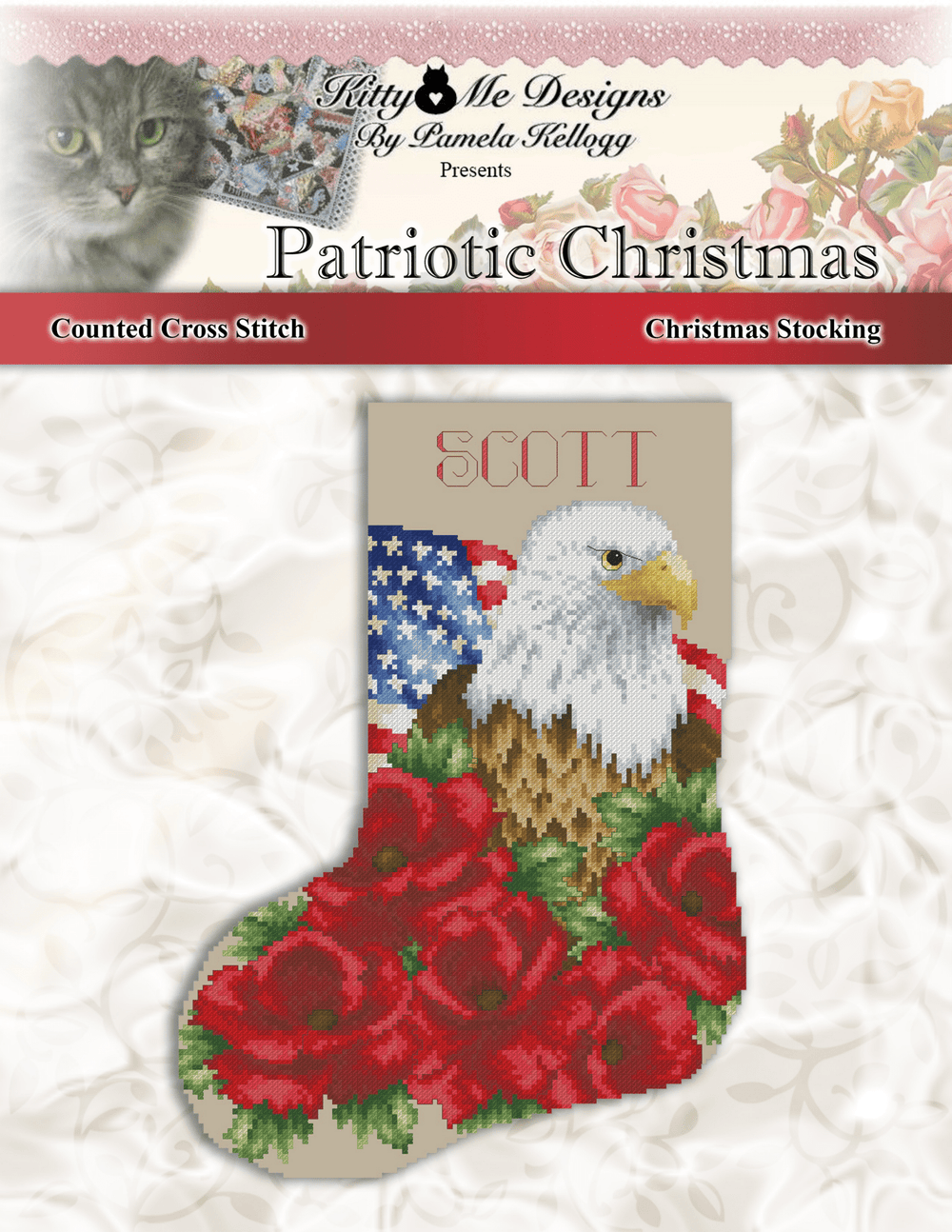 Patriotic Christmas by Kitty and Me Designs