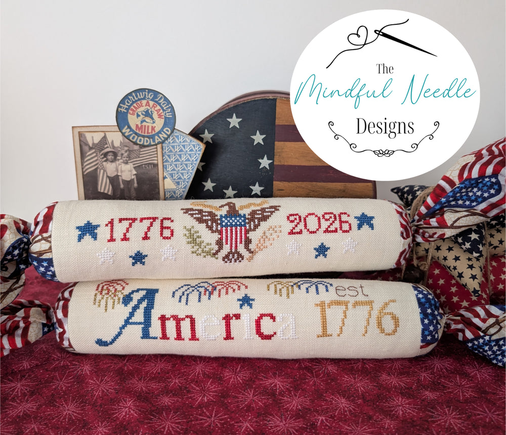 Patriotic Crackers - The Mindful Needle Designs - Preorder - BeStitchMe