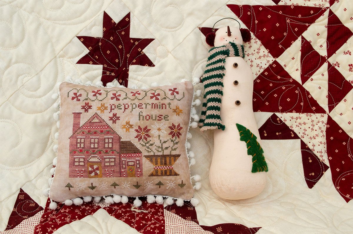 Peppermint House by Pansy Patch Quilts and Stitchery