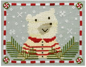 Peppermint Polar Bear by Artful Offerings