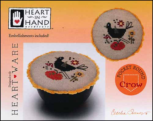 Pocket Round Crow by Heart in Hand