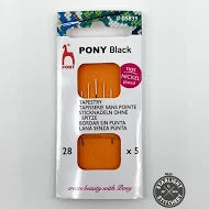 Pony Black Tapestry Needles with White Eye Size 28 - BeStitchMe