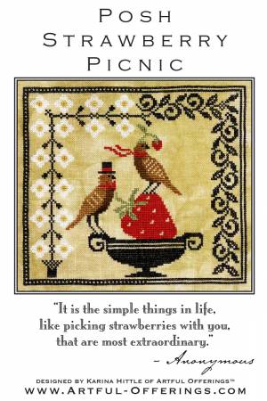 Posh Strawberry Picnic by Artful Offerings