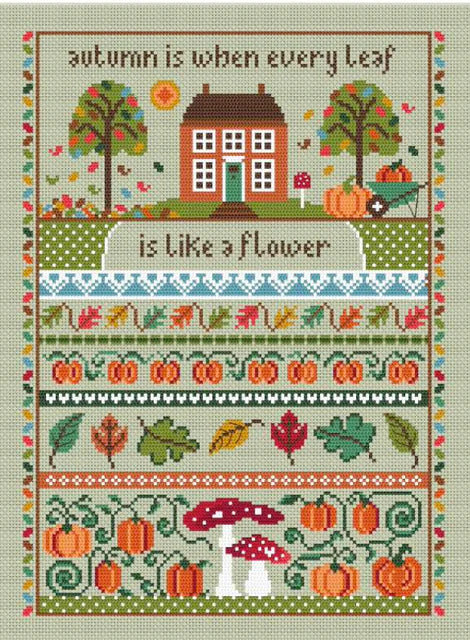 Pumpkin Cottage by Little Dove Designs