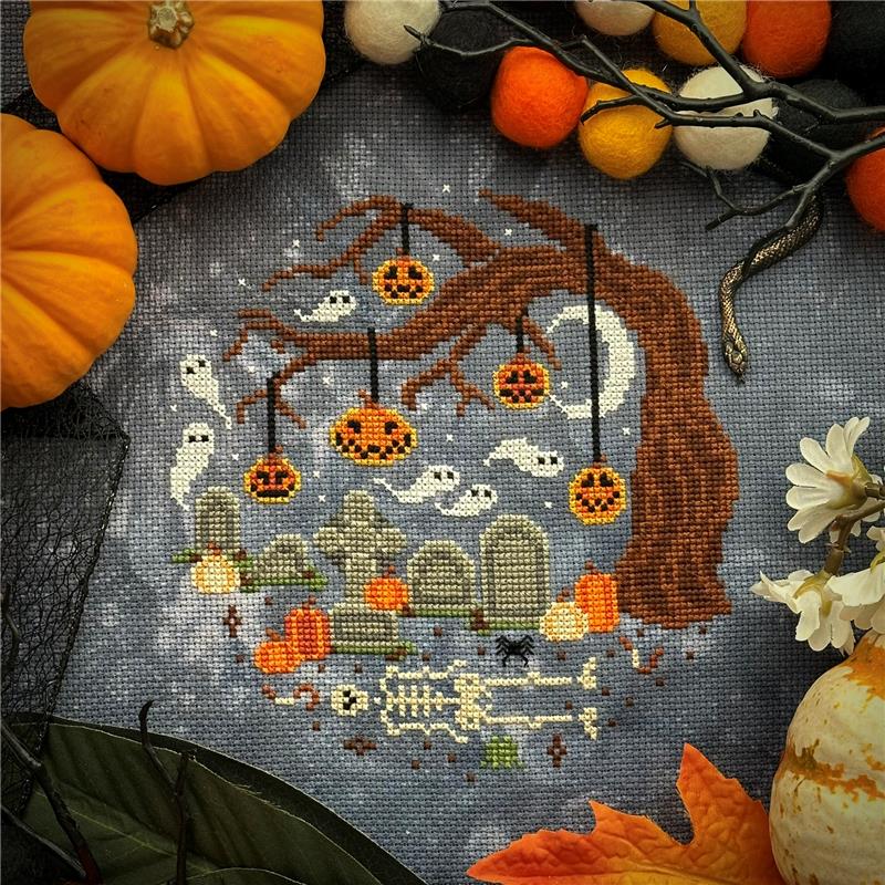 Pumpkin Night by The Stitch Crypt