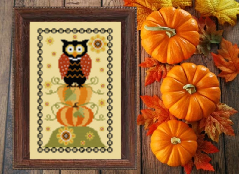 Pumpkin Owl by Crocette a gogo