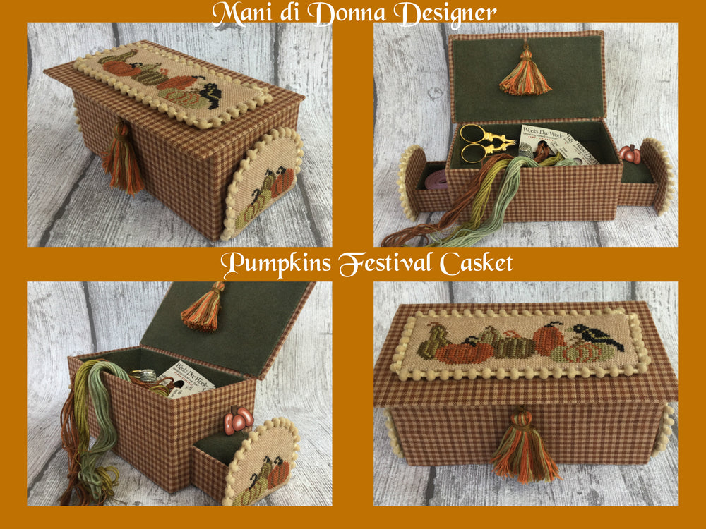 Pumpkins Festival Casket by Mani di Donna
