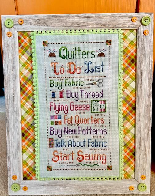 Quilters to do List by Pickle Barrel Designs