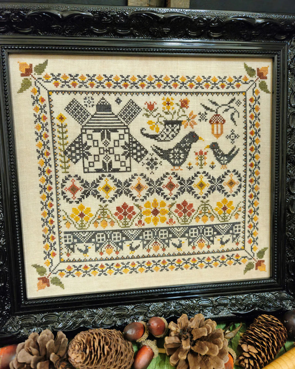 Quaint Quakers #3 Fall by Quaint Rose Needlearts