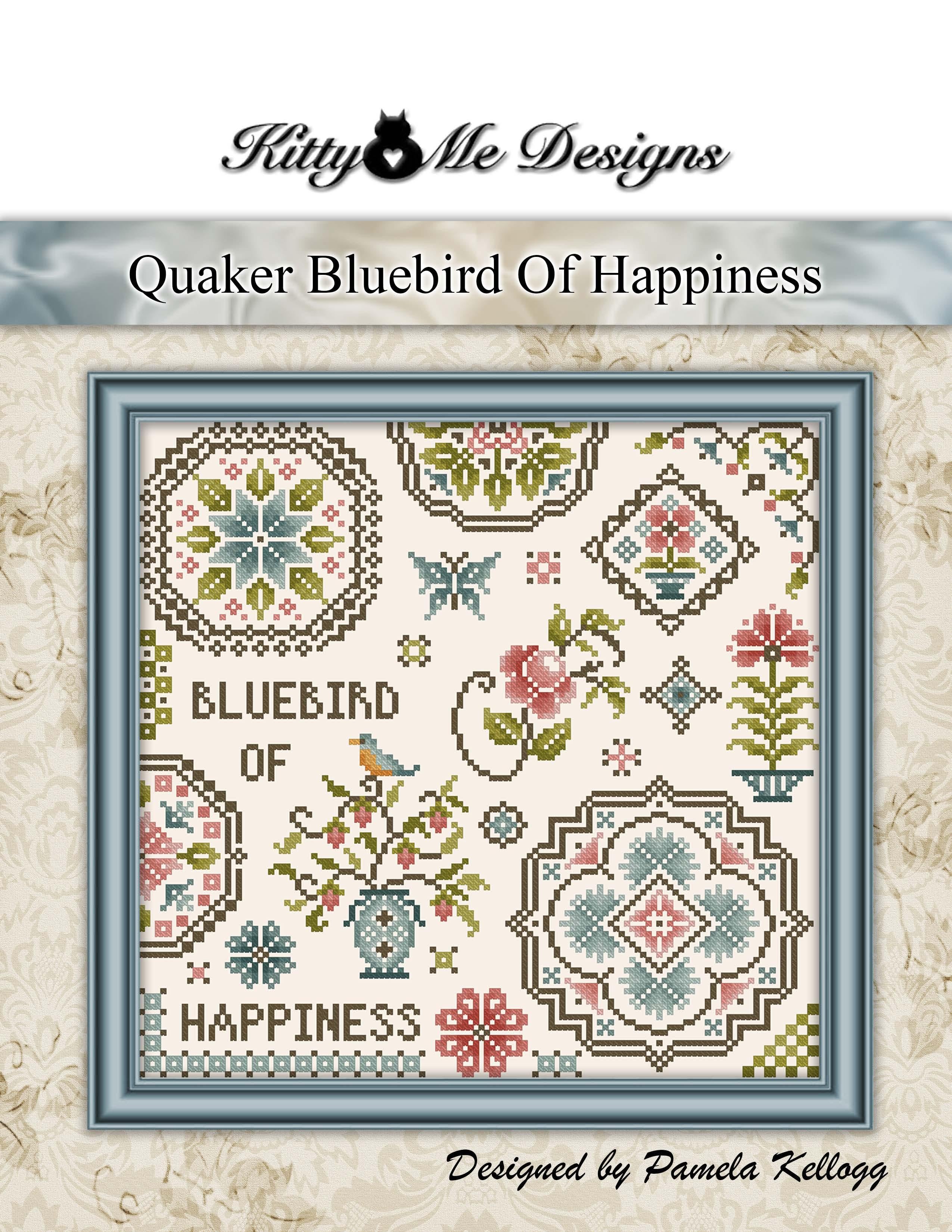 Quaker Bluebird of Happiness by Kitty and Me Designs
