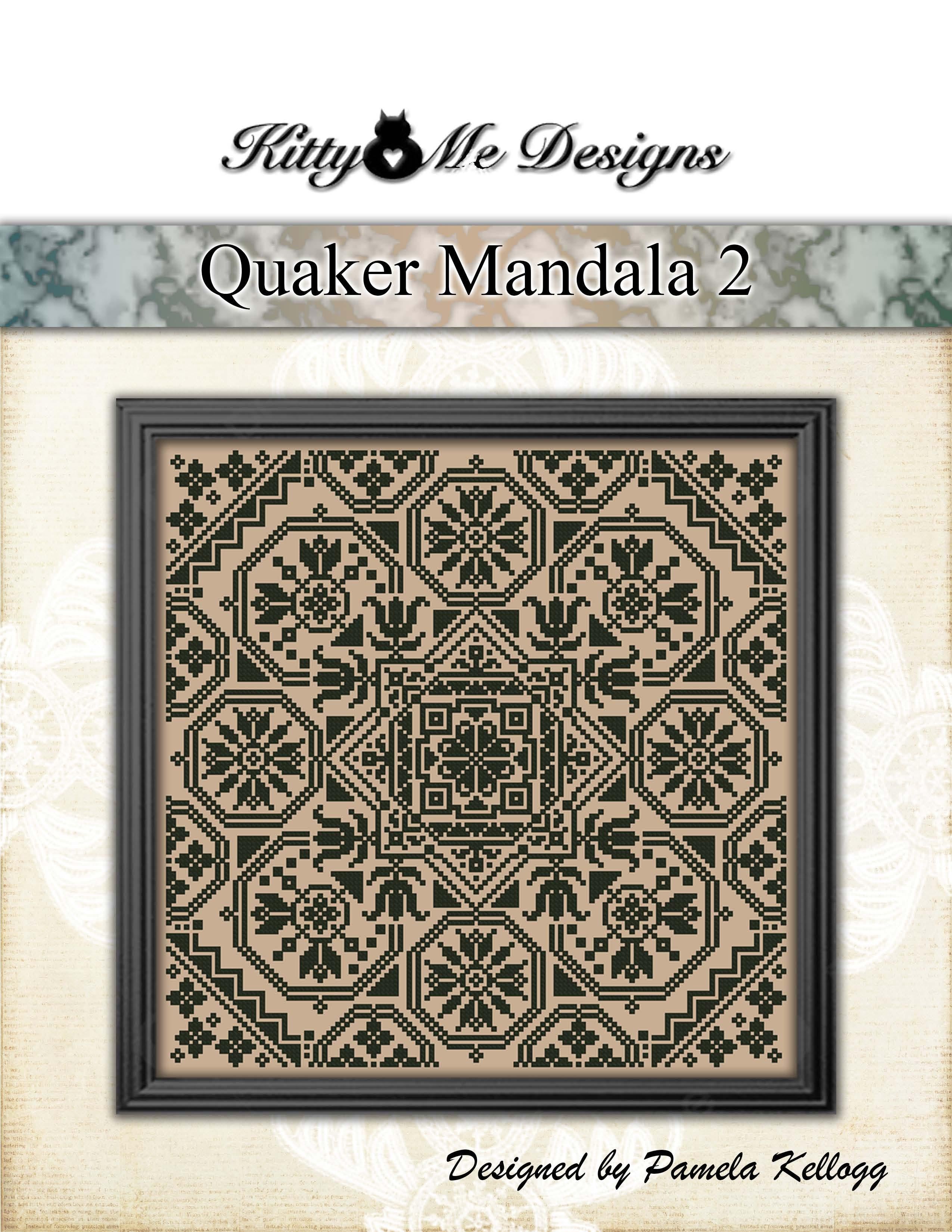 Quaker Mandala 2 by Kitty and Me Designs