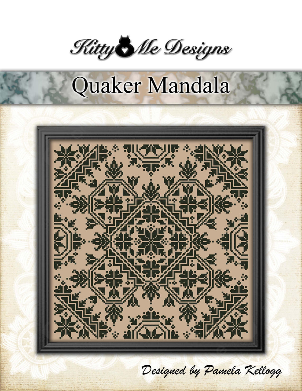 Quaker Mandala by Kitty and Me Designs