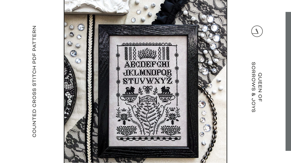 Queen of Sorrows & Joys by Shaded Stitchery