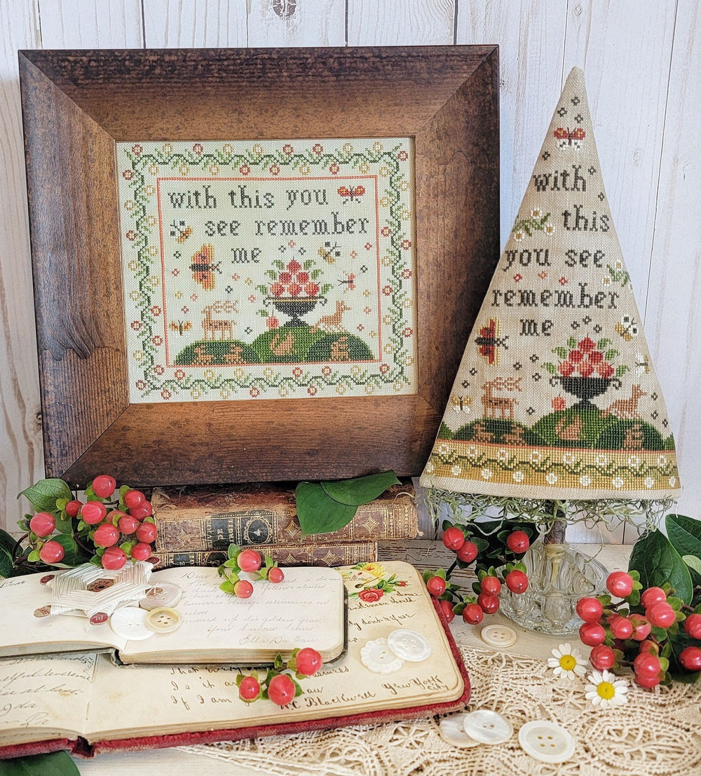 Remember Me Sampler and Tree  by Hello from Liz Mathews