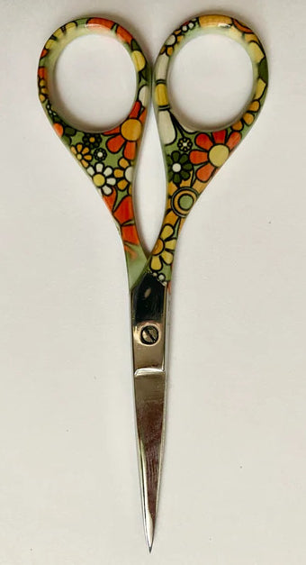 Retro Flower Dinky Dyes Scissors