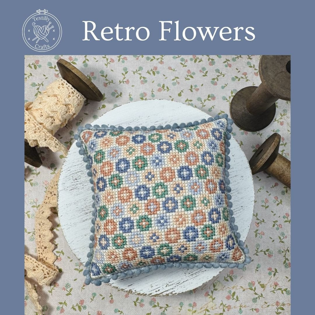 Retro Flowers by Textilly Crafts