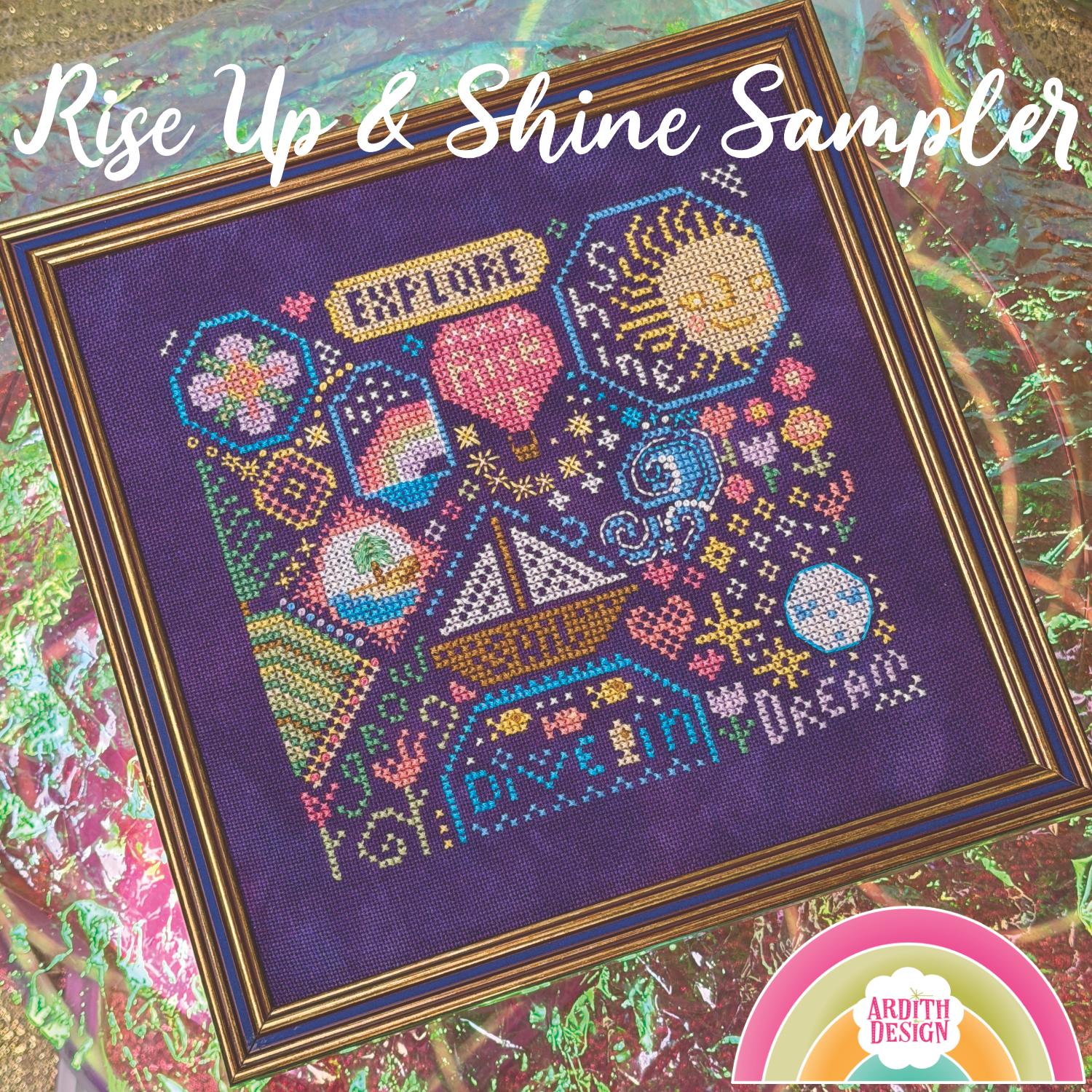 Rise Up and Shine Sampler - Ardith Design - Preorder - BeStitchMe