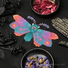 Rising Sun Moth by Fine Frog Stitching