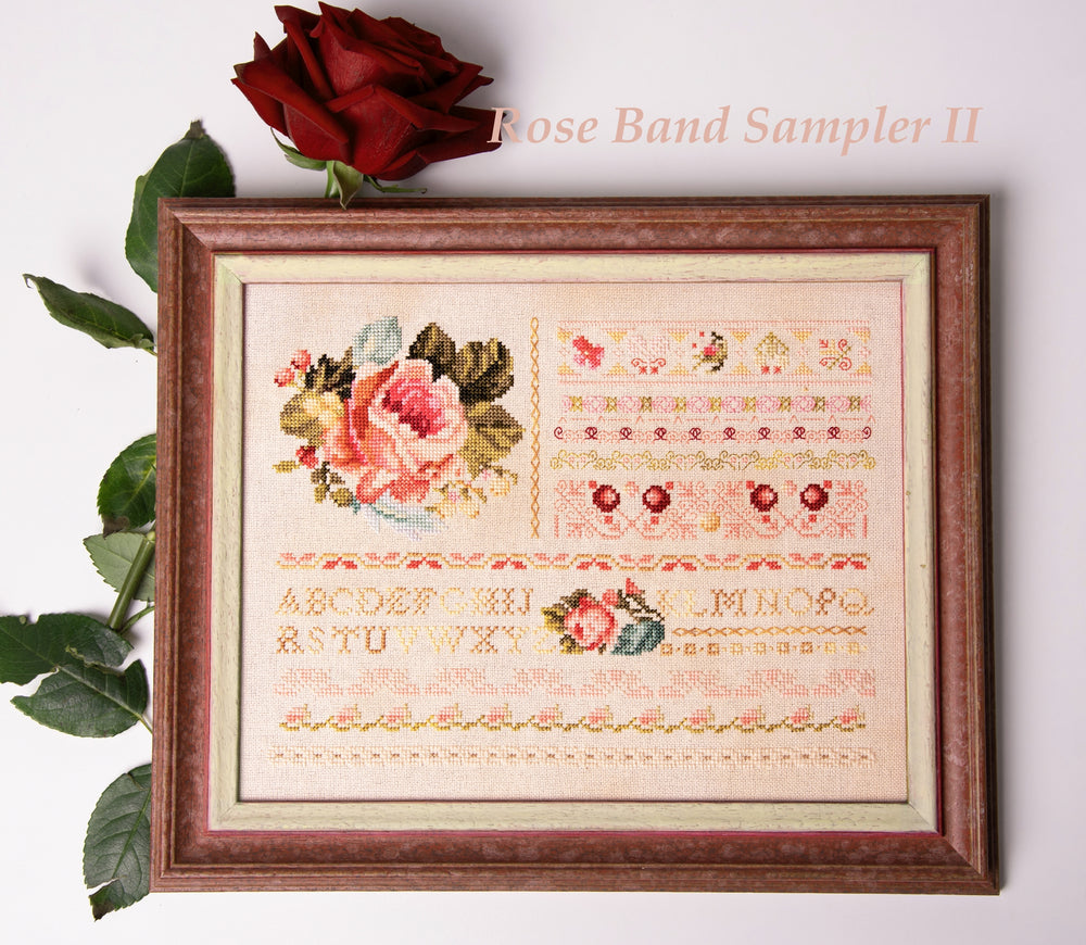 Rose Band Sampler II - Samplers and Primitives - Preorder - BeStitchMe