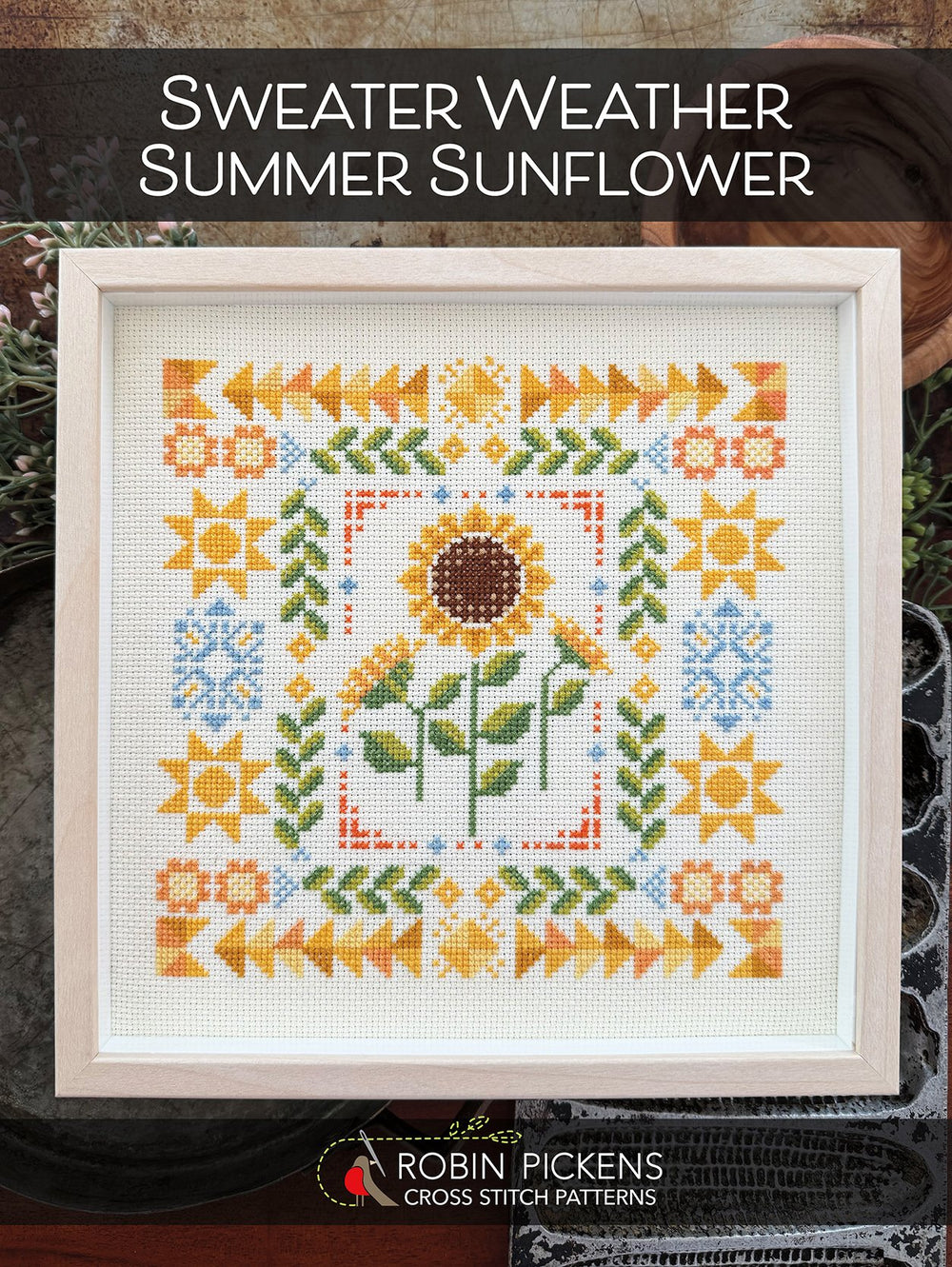 Sweater Weather Summer Sunflower - Robin Pickens - Preorder - BeStitchMe