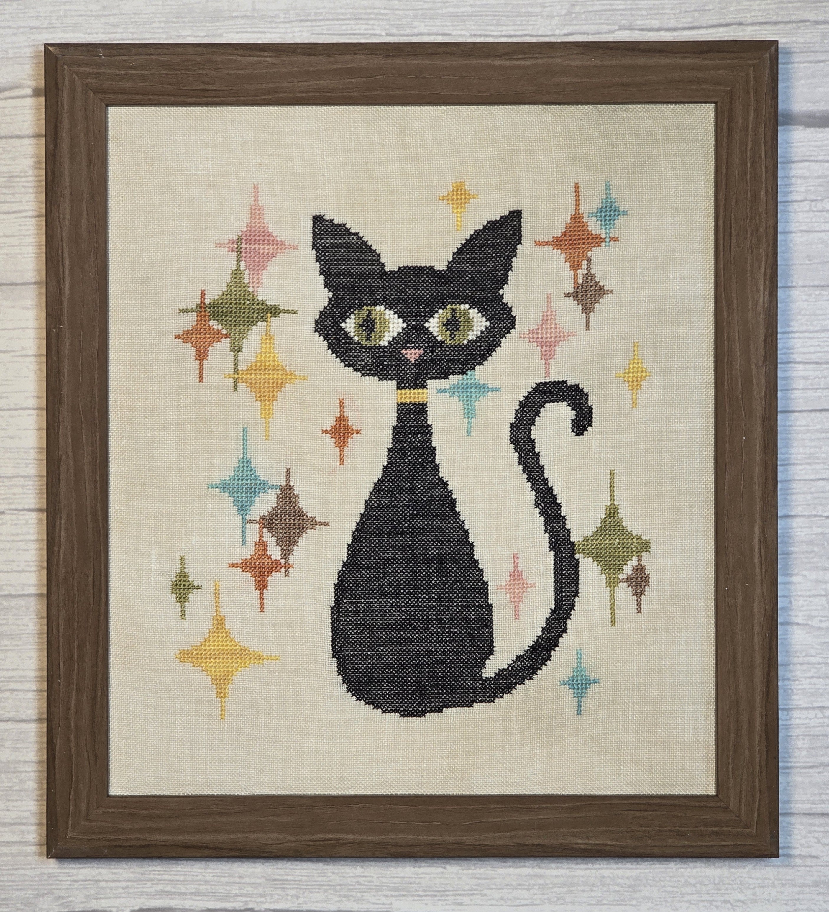Samantha (Mid-Century Feline) by Wildflower Stitching - Preorder