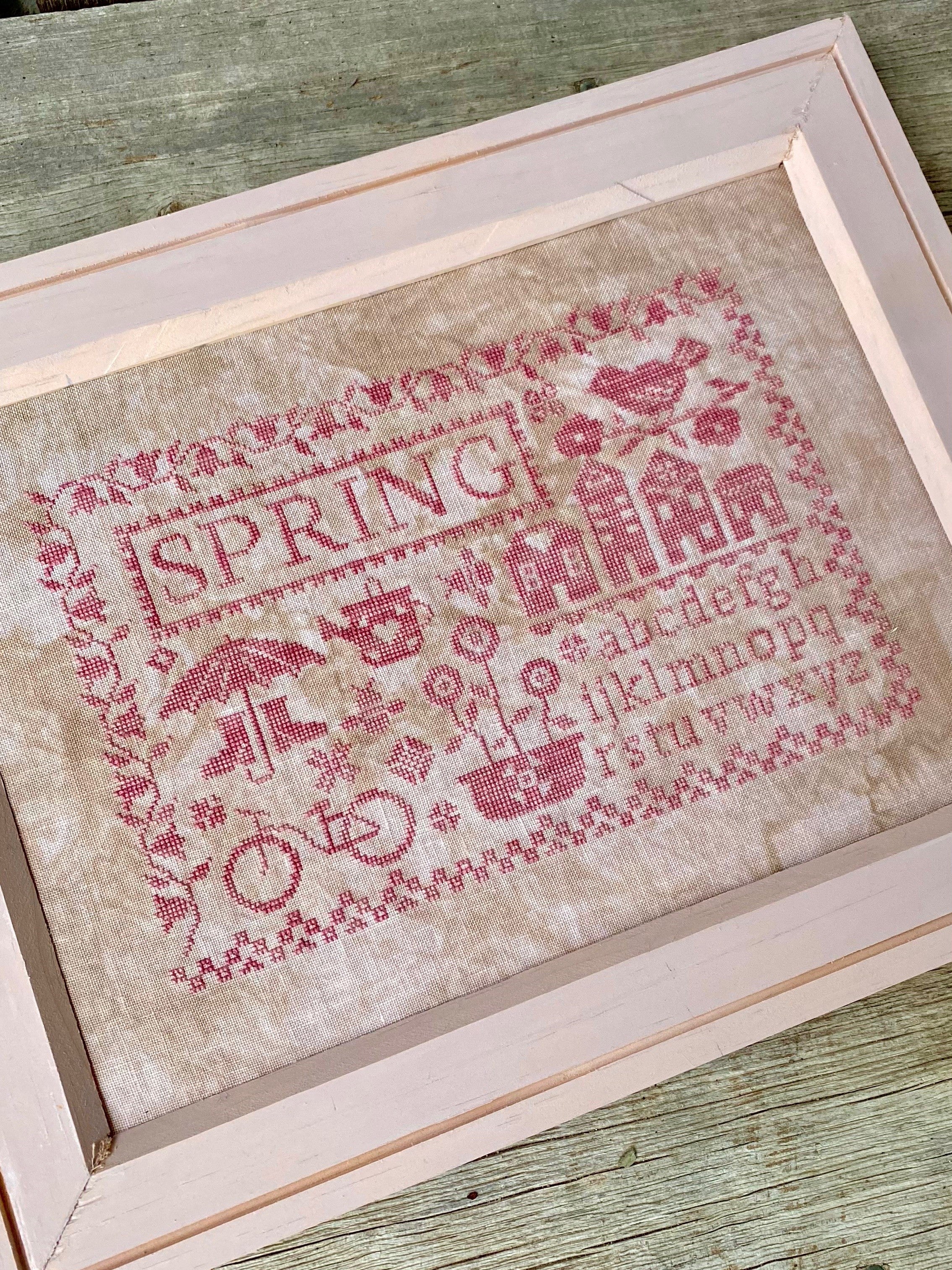 Sampler Seasons Spring by Blueberry Ridge Design