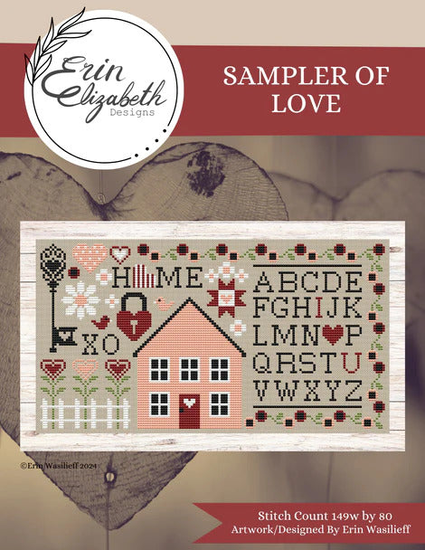 Sampler of Love by Erin Elizabeth Designs