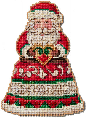 Santa Holding Heart by Mill Hill