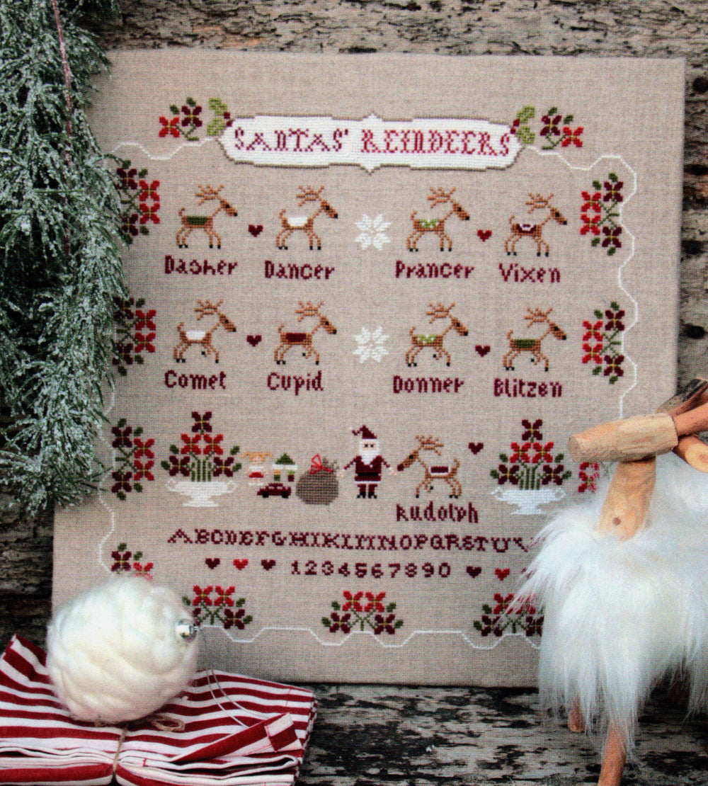 Santa's Reindeers by Madame Chantilly