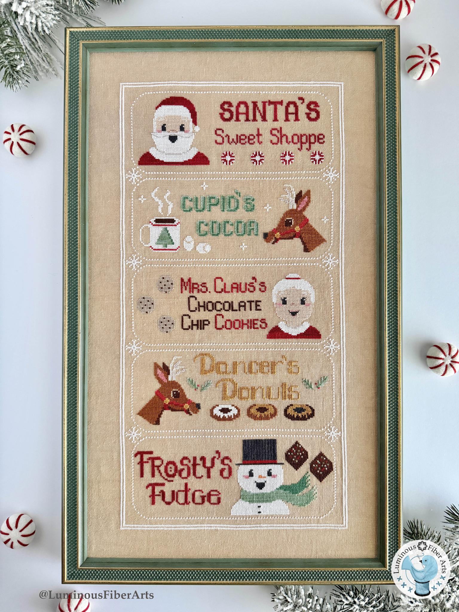 Santa's Sweet Shoppe - Luminous Fiber Arts - Preorder - BeStitchMe
