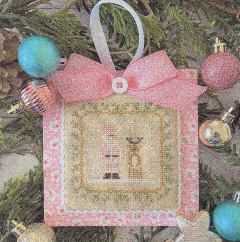 Santa and Rudolph by Country Cottage Needleworks
