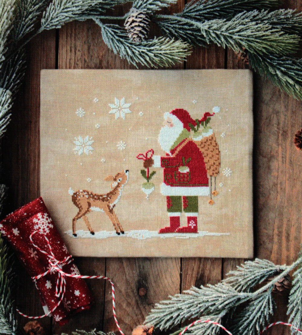Santa and the Fawn by Madame Chantilly