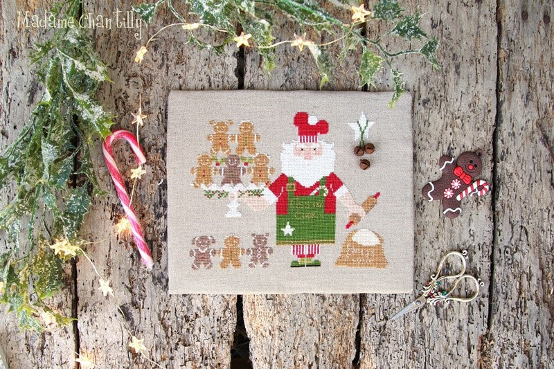 Santa and the Gingerbreads by Madame Chantilly