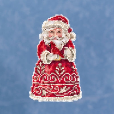 Santa with Cardinal by Mill Hill